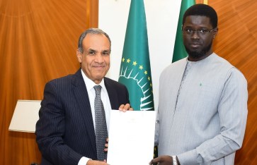 وزير الخارجية ورئيس السنغال  وزير الخارجية ورئيس السنغال