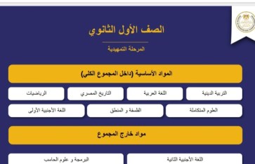 الصف الأول الثانوي 