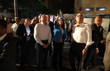 وزيرة التنمية المحلية ومحافظ القاهرة أمام سنترال رمسيس وزيرة التنمية المحلية ومحافظ القاهرة أمام سنترال رمسيس