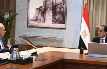 لقاء رئيس الوزراء مع رئيس هيئة الرقابة المالية