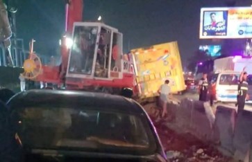 حادث الطريق الدائرى بالمعادي حادث الطريق الدائرى بالمعادي