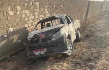 انقلاب سيارة محملة بالعمالة الزراعية بالبحيرة  انقلاب سيارة محملة بالعمالة الزراعية بالبحيرة