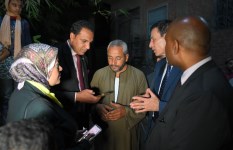 أسر ضحايا حادث المنوفية 