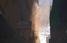 حريق مخزن أحذية في الموسكي حريق مخزن أحذية في الموسكي