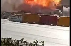 انفجار خط غاز الواحات 