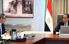 لقاء رئيس الوزراء مع وزير الاستثمار