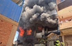 حريق مصنع فايبر حريق مصنع فايبر