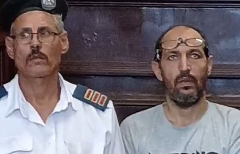 سفاح المعمورة أثناء محاكمته سفاح المعمورة أثناء محاكمته
