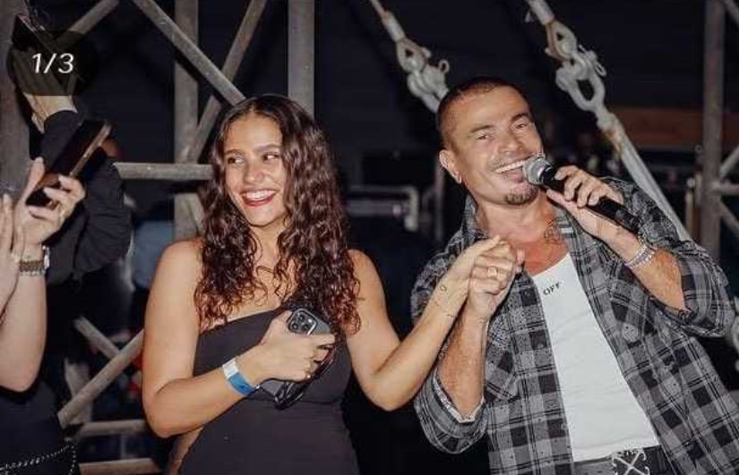 عمرو دياب وابنته جانا عمرو دياب وابنته جانا