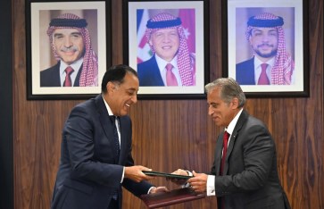 رئيسا الوزراء المصري والأردني رئيسا الوزراء المصري والأردني