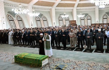 جنازة الدكتور علي مصيلحي وزير التموين السابق 