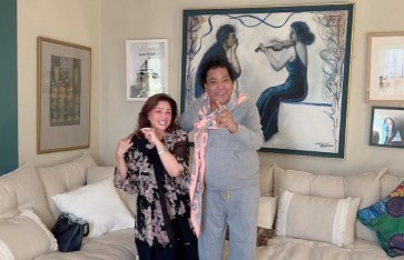 محمد منير وإلهام شاهين  محمد منير وإلهام شاهين