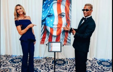 لارا ترامب ومحمد رمضان  لارا ترامب ومحمد رمضان