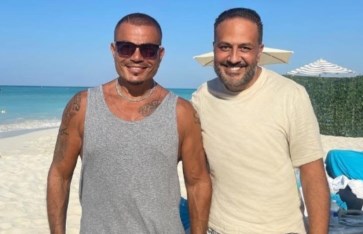 عمرو دياب وخالد سرحان  عمرو دياب وخالد سرحان