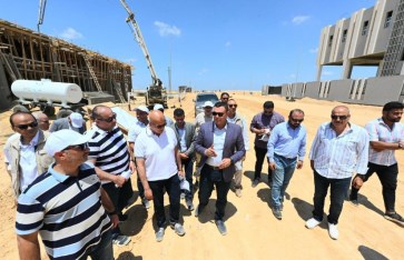 جولة وزير الإسكان بمدينة برج العرب الجديدة جولة وزير الإسكان بمدينة برج العرب الجديدة