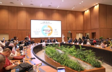 وزير التعليم العالى أثناء المؤتمر