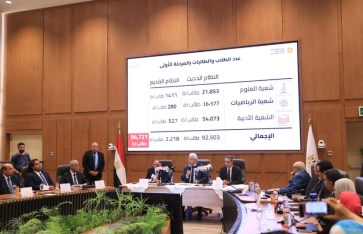 مؤتمر إعلان نتيجة المرحلة الأولى من التنسيق مؤتمر إعلان نتيجة المرحلة الأولى من التنسيق