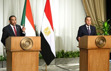 مؤتمر صحفى بين رئيسى وزراء مصر والسودان