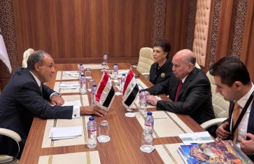 لقاء وزير الخارجية المصرى مع نظيره العراقى لقاء وزير الخارجية المصرى مع نظيره العراقى