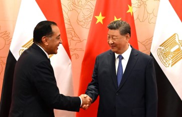 لقاء رئيس الوزراء مع الرئيس الصينى