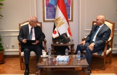 المهندس كامل الوزير والسفير الياباني في القاهرة  المهندس كامل الوزير والسفير الياباني في القاهرة