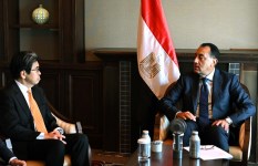 الدكتور مصطفى مدبولي ومحافظ بنك اليابان للتعاون الدولي