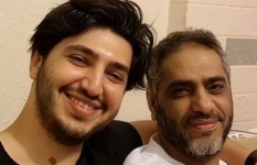 فضل شاكر ونجله 