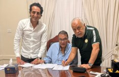 نقيب الممثلين والمخرج ناصر عبدالمنعم والمخرج سامح بسيوني 