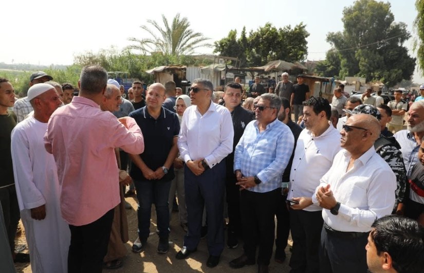 محافظ الجيزة يتفقد محطة قطار نكلا محافظ الجيزة يتفقد محطة قطار نكلا