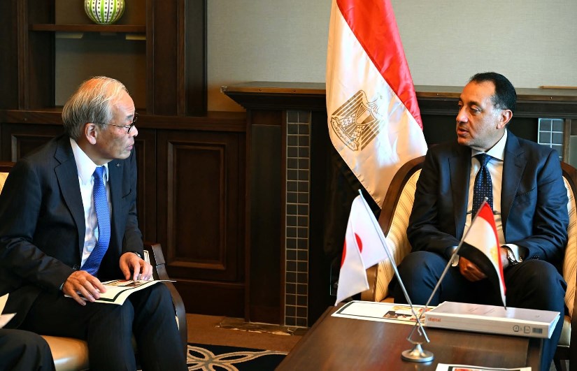 الدكتور مصطفى مدبولي ورئيس مجموعة تويوتا تسوشو اليابانية الدكتور مصطفى مدبولي ورئيس مجموعة تويوتا تسوشو اليابانية