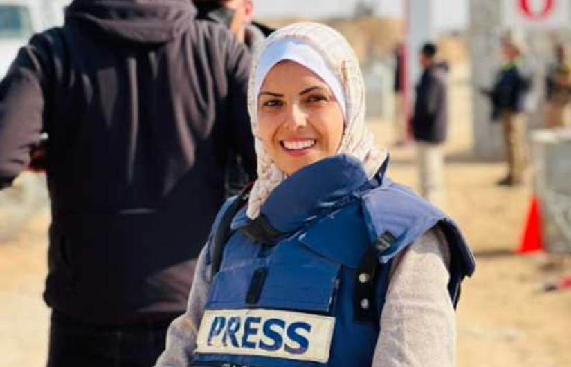 الصحفية مريم أبو دقة الصحفية مريم أبو دقة