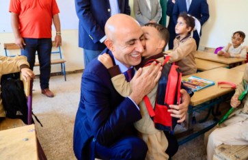 جانب من زيارة وزير التعليم  جانب من زيارة وزير التعليم