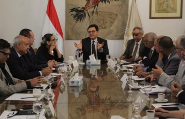 اجتماع الدكتور أحمد فؤاد هنو وزير الثقافة