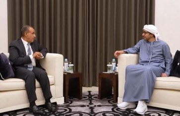 وزيرا خارجية مصر والإمارات  وزيرا خارجية مصر والإمارات