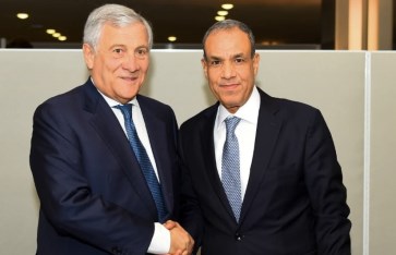 وزير الخارجية ونظيره الإيطالي  وزير الخارجية ونظيره الإيطالي