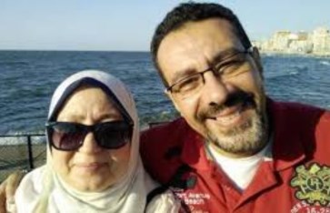 الراحل تامر ضيائي وزوجته  الراحل تامر ضيائي وزوجته