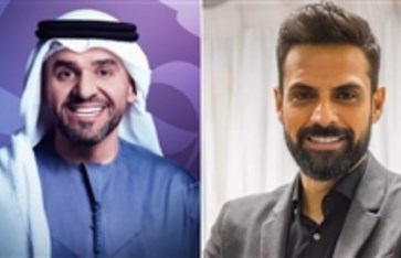 حسين الجسمي وأمير طعيمة  حسين الجسمي وأمير طعيمة