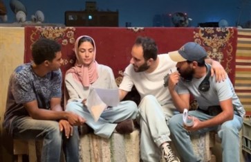 هدى المفتي من الكواليس  هدى المفتي من الكواليس