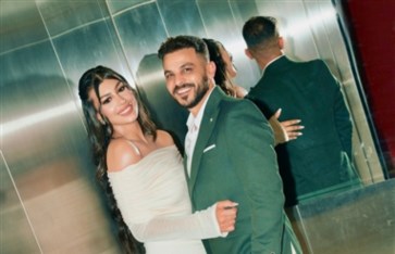 محمد رشاد وخطيبته 