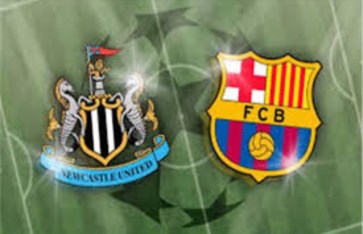 برشلونة ونيوكاسل  برشلونة ونيوكاسل