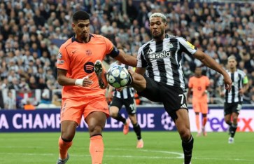 برشلونة ونيوكاسل  برشلونة ونيوكاسل