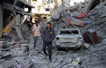 قصف علي غزة قصف علي غزة