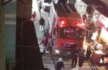 انهيار جزئي بعقار بالزقازيق انهيار جزئي بعقار بالزقازيق
