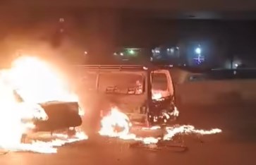 اشتعال سيارتين بالقليوبية اشتعال سيارتين بالقليوبية