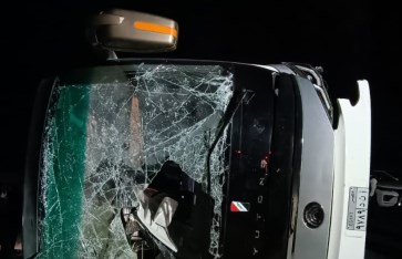 انقلاب أتوبيس  بالمنيا  انقلاب أتوبيس  بالمنيا