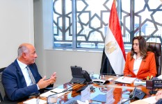 الدكتورة منال عوض وزيرة التنمية المحلية والقائم بأعمال البيئة 