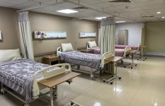 إحدى المستشفيات التي تم إنشاؤها جديد  إحدى المستشفيات التي تم إنشاؤها جديد