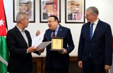 وزيرا البترول في مصر والأردن 