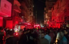 السيطرة على حريق مطعم الشيف حسن بالبحيرة 