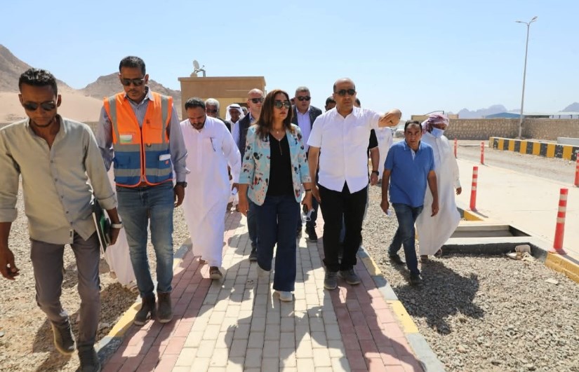 وزيرة التنمية المحلية في مدينة شرم الشيخ وزيرة التنمية المحلية في مدينة شرم الشيخ